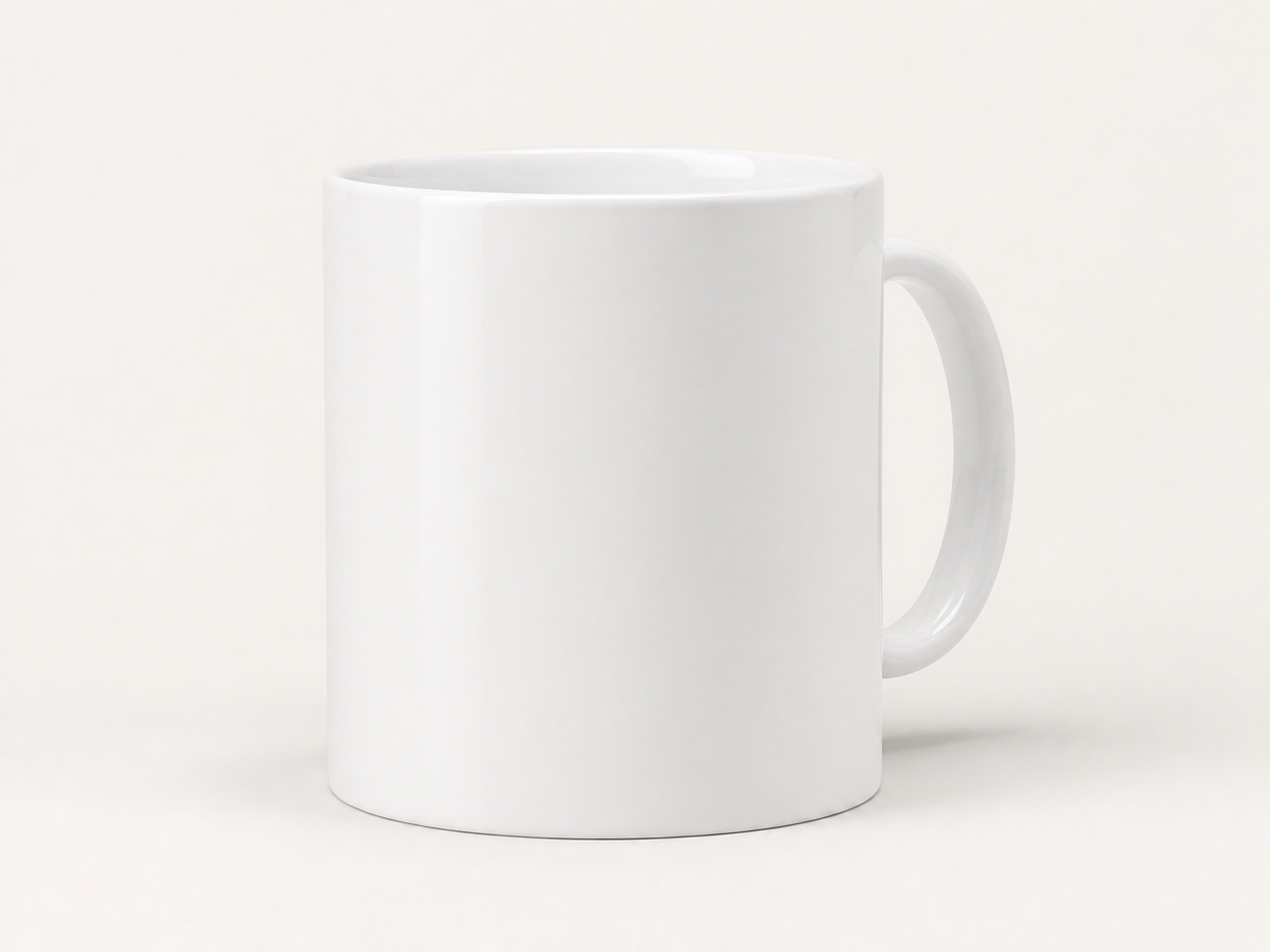 White Classic 11oz mug ready to personalise