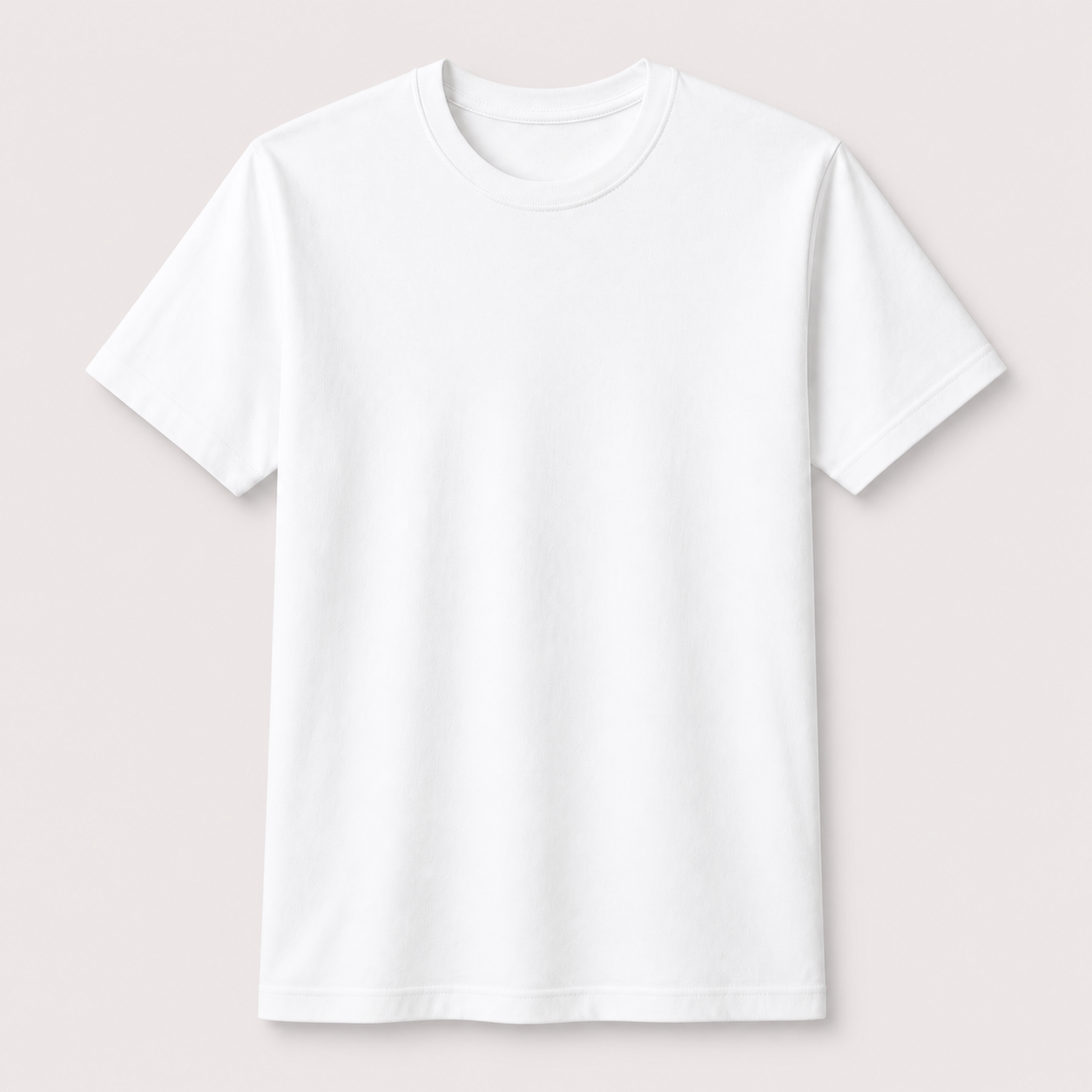 White Personalised T-shirt ready to personalise